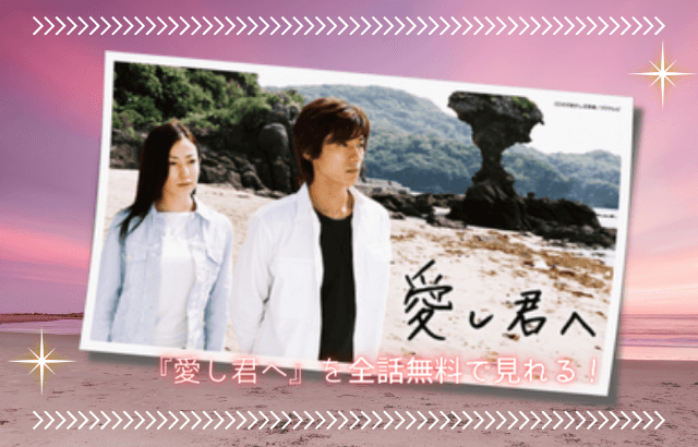 愛し君へ 菅野美穂 藤木直人 動画を無料視聴 Youtube パンドラ デイリーやネットフリックスでも見れる 04年純愛感動作