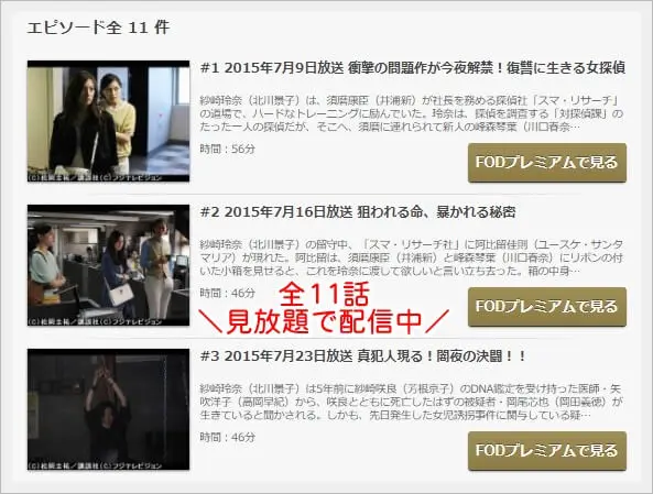 探偵の探偵 北川景子 動画を無料視聴 Youtube パンドラ デイリーやネットフリックスでも見れる